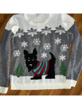 Fair Isle Scottie Sweater